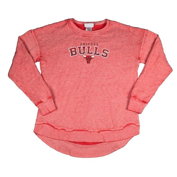 NBA Chicago Bulls Women's Medium Crewneck Ombre‎ Arch Fleece Sweatshirt - Picture 1 of 3